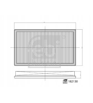 Filtr powietrza FEBI BILSTEIN FE182130