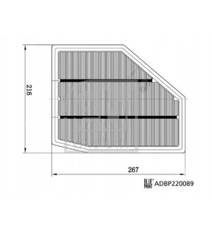 Filtr powietrza FEBI BILSTEIN FE179009