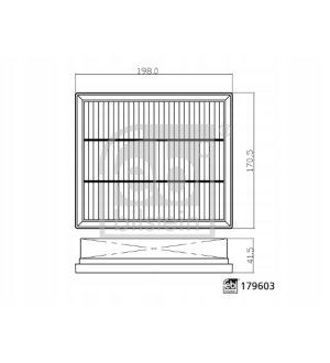 Filtr powietrza FEBI BILSTEIN FE179603