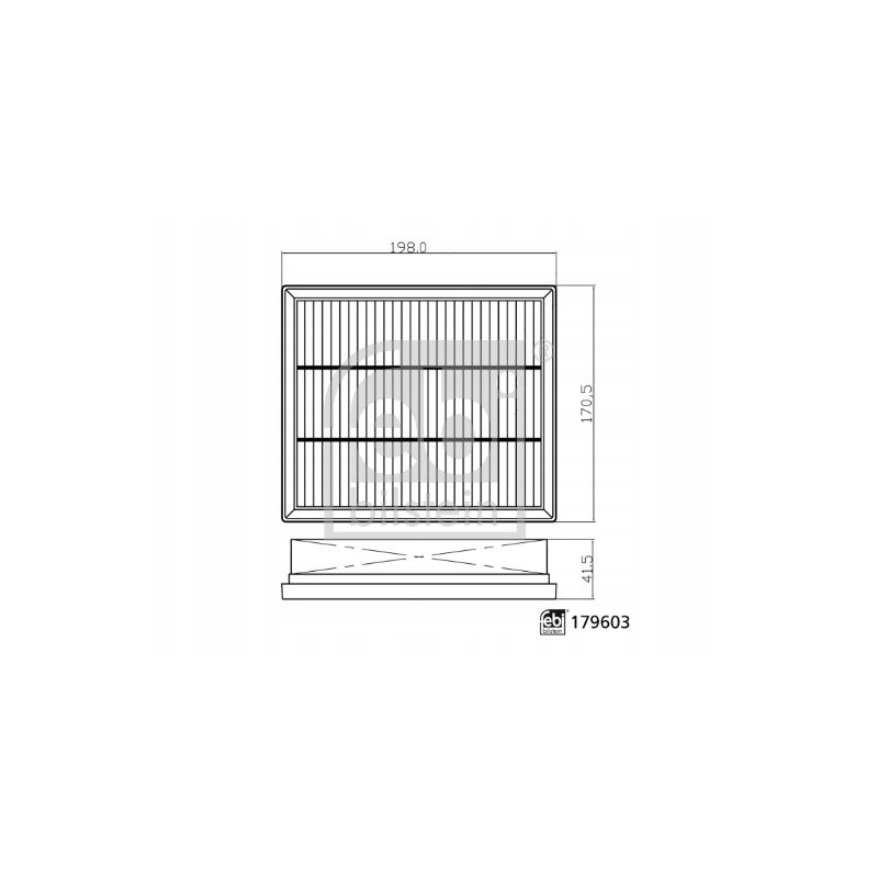 Filtr powietrza FEBI BILSTEIN FE179603