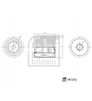 Filtr powietrza FEBI BILSTEIN FE181252