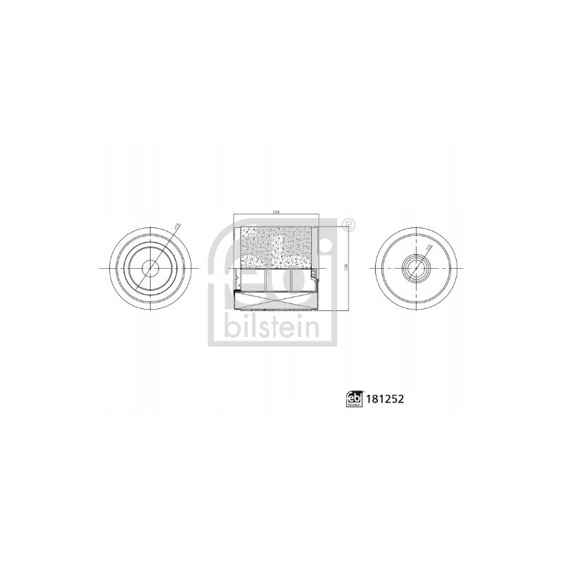 Filtr powietrza FEBI BILSTEIN FE181252
