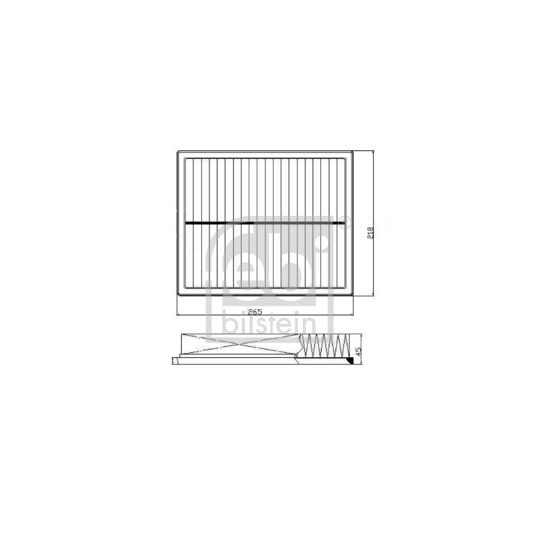 Filtr powietrza FEBI BILSTEIN FE172767