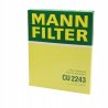 Filtr kabiny MANN-FILTER CU 2243