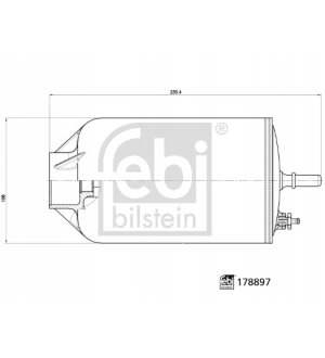 Filtr paliwa FEBI BILSTEIN FE178897