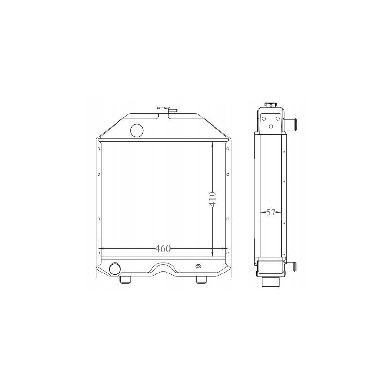 Chłodnica silnika NRF NRF 530003
