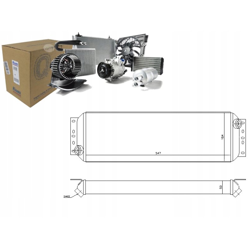 Chłodnica oleju NISSENS NIS 90730