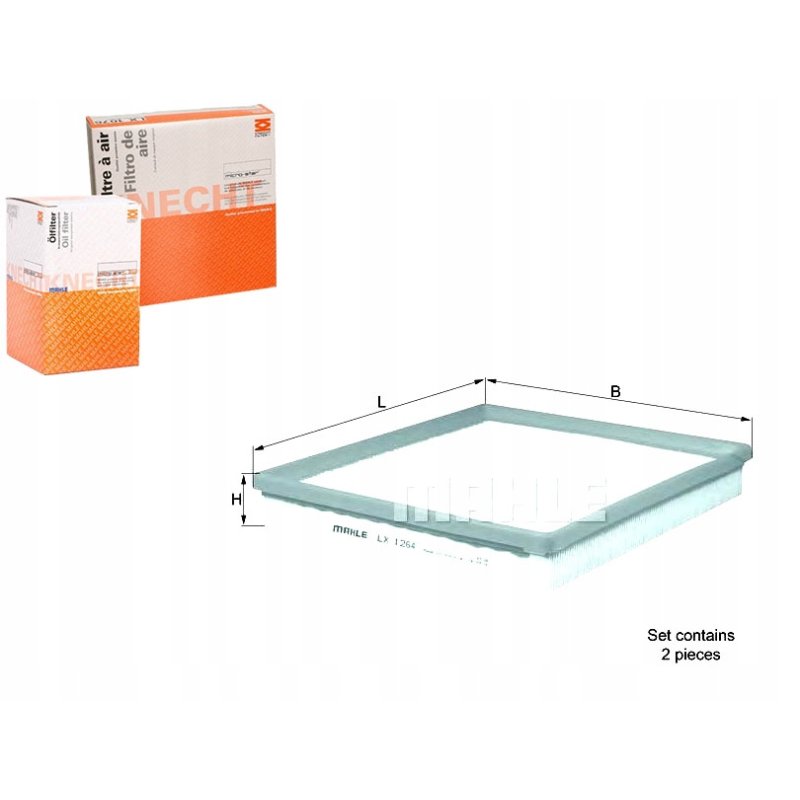 Filtr powietrza KNECHT LX1264/S