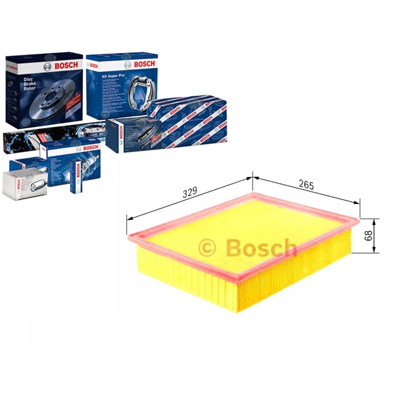 Filtr powietrza BOSCH FILTRY 1 457 433 753