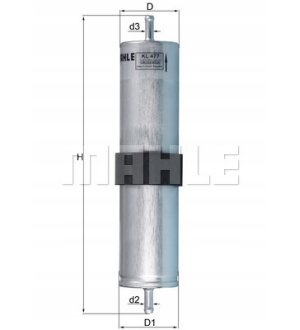 Filtr paliwa KNECHT KL477