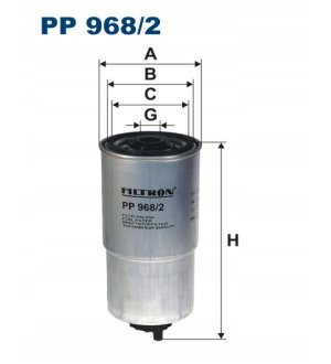 Filtr paliwa FILTRON PP 968/2