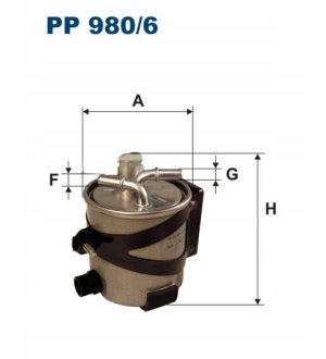 Filtr paliwa FILTRON PP 980/6