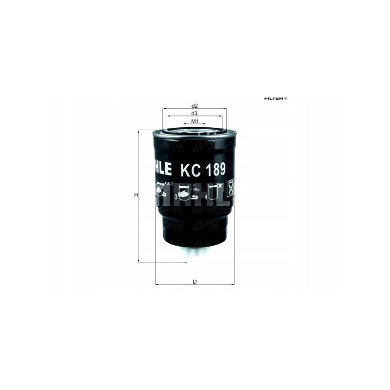 Filtr paliwa KNECHT KC189