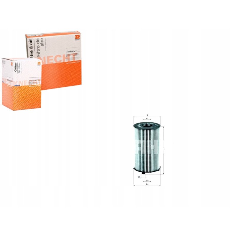 Filtr oleju KNECHT OX205/2D