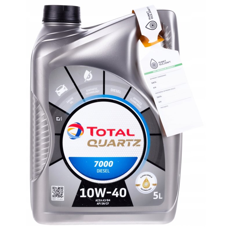Olej silnikowy TOTALENERGIES QUARTZ 7000 DIESEL 5L