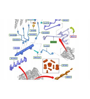 Przewód paliwowy OE FORD 1763547