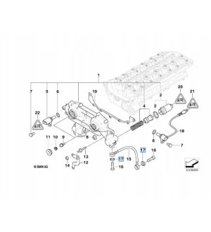 Pierścień uszczelniający OE BMW 32 41 1 093 596