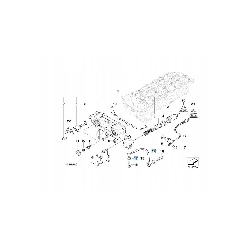 Pierścień uszczelniający OE BMW 32 41 1 093 596