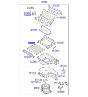 Filtr kabiny OE HYUNDAI 971332H001