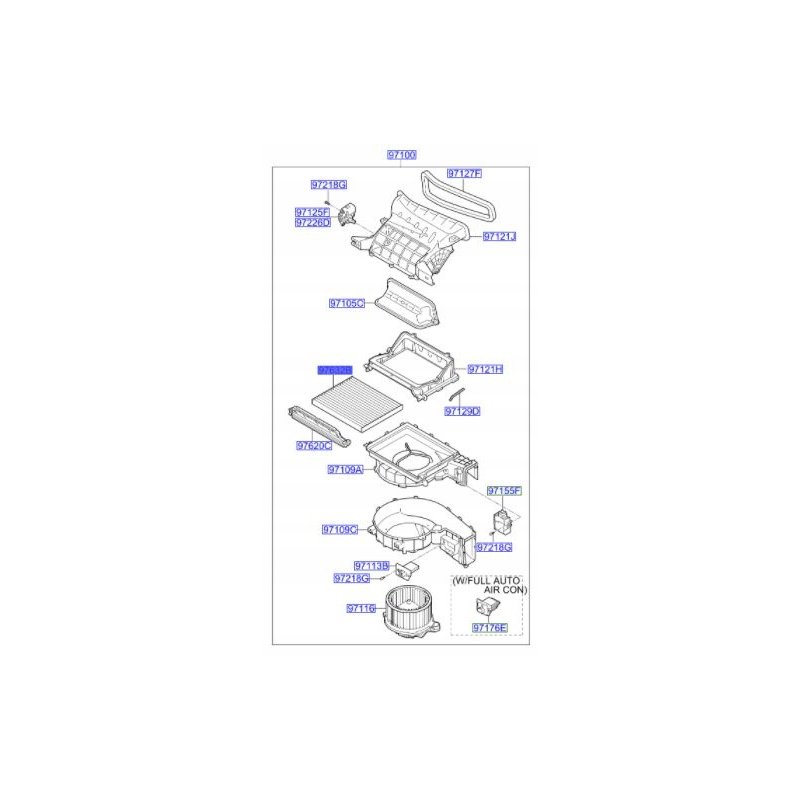 Filtr kabiny OE HYUNDAI 971332H001