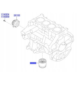 Filtr oleju OE HYUNDAI 2630002752