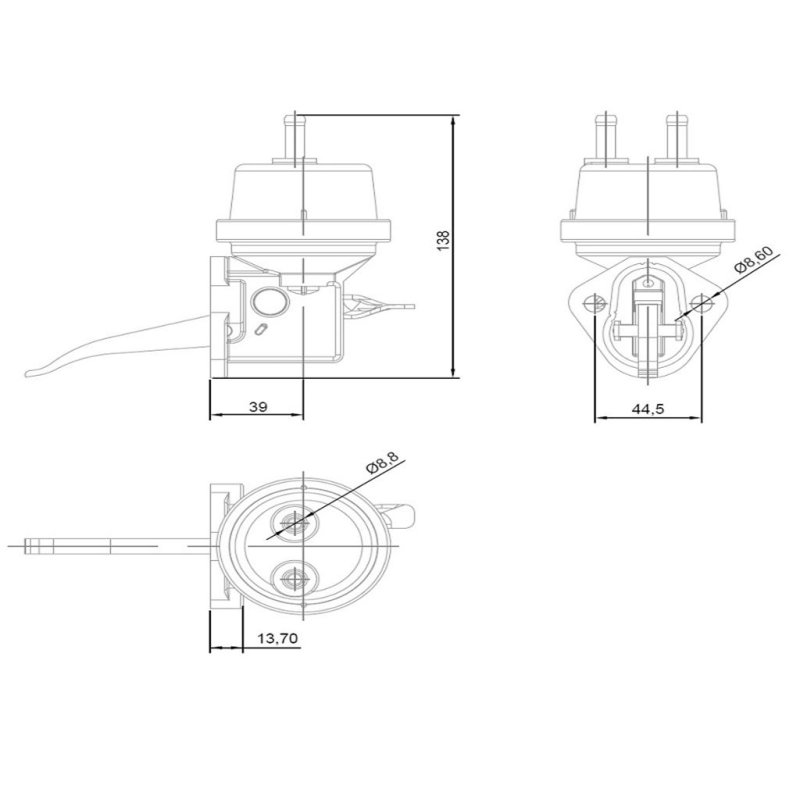 Pompa zasilająca RE61260 POLMO