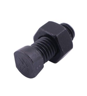 Śruba kpl. płużna oval z dwóch stron ścięta M12x38 mm kl.12.9 zastosowanie Kverneland Waryński M12X38OV2KV ( sprzedawane po 25 )