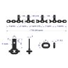 Łańcuch 21-l. 30x60x6 przykręcany 2 osiowy klasa 5 Rozrzutnik Waryński