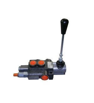 Rozdzielacz hydrauliczny jednosekcyjny z zatrzaskiem (1) 40L