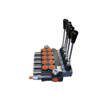 Rozdzielacz hydrauliczny pięciosekcyjny z zatrzaskami (5) 40L