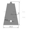 Stalka palca 522184.0 Claas ( sprzedawane po 25 )