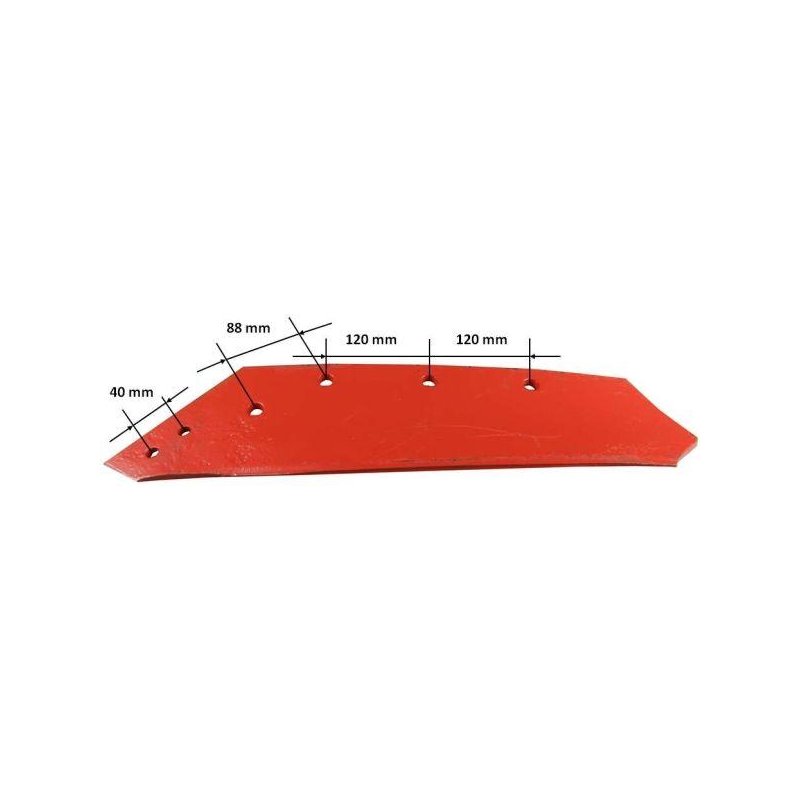 Eurolemiesz lewy 18'' Kverneland Vulcan pasuje śruba M14X34OV1 - 4 szt.