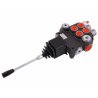 Rozdzielacz hydrauliczny dwusekcyjny (2-sekcyjny) 80L z joystickiem