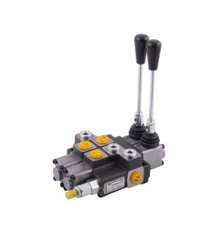 Rozdzielacz hydrauliczny 2-sekcyjny max przepływ 40L (1-sekcja nurnikowa) Waryński