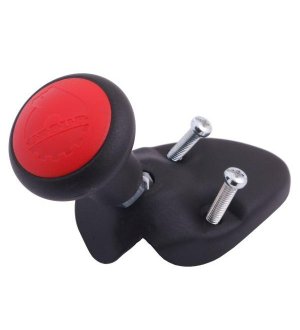 Gałka kierownicy czerwona pokrywa mocowanie na ramię ORYGINAŁ URSUS