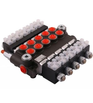 Rozdzielacz hydrauliczny 5-sekcyjny sterowany elektrycznie (12V) 50L