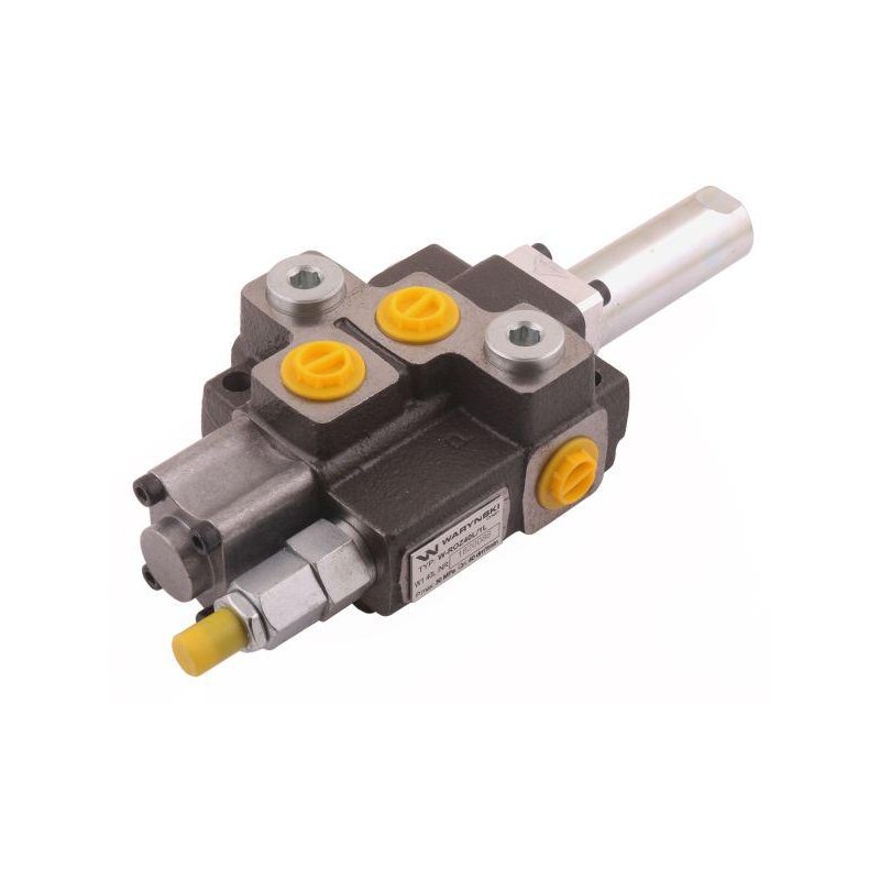 Rozdzielacz hydrauliczny 1-sekcyjny max przepływ 40L sterowany na linkę Waryński