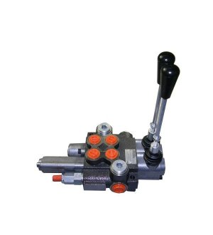 Rozdzielacz hydrauliczny dwusekcyjny 1-sekcja pływająca 40L