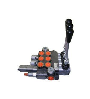 Rozdzielacz hydrauliczny trzysekcyjny 1-sekcja pływająca 40L