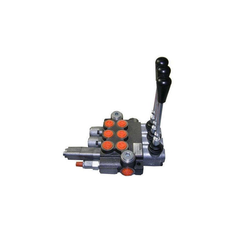 Rozdzielacz hydrauliczny trzysekcyjny 1-sekcja pływająca 40L