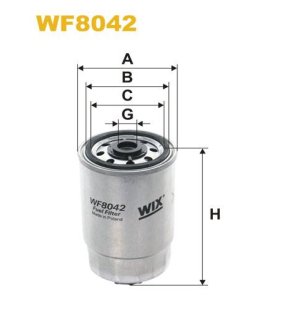 Filtr Paliwa WF8042 Wix