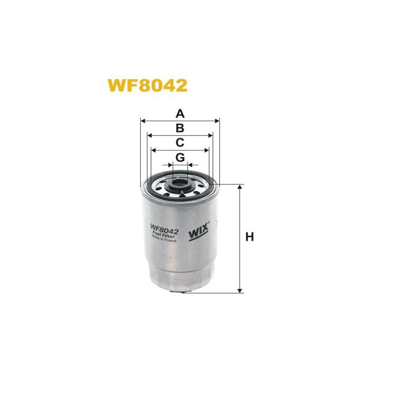 Filtr Paliwa WF8042 Wix