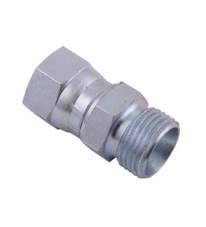 Przyłączka prosta hydrauliczna AB 9/16"UNF (naktętka)  X M18x1.5 (GZ)