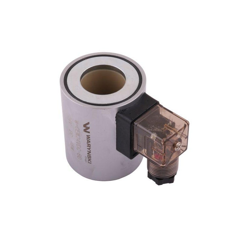 Cewka dzielnika elektrozaworu W-E12DVS6/2-80L. W-E12DVS3/2-80L  24V DC 48W Waryński