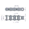 Łańcuch rolkowy 06B-1 (R1 3/8) Waryński ( sprzedawane po 40m )