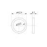 Gniazdo zaworu wydechowego nadwymiar 0,50 C-330 ( sprzedawane po 20 )