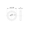 Gniazdo zaworu wydechowego nadwymiar 1,00 C-330 ( sprzedawane po 20 )