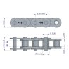 Łańcuch rolkowy 10A-1 ANSI A 50 (R1 5/8) Waryński ( sprzedawane po 25m )