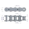 Łańcuch rolkowy 16AH-1 ANSI A 80H (R1 1) Waryński ( sprzedawane po 10m )