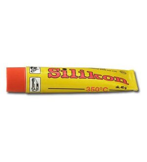 Silikon uszczelniająco-klejący 350*C. 40 g